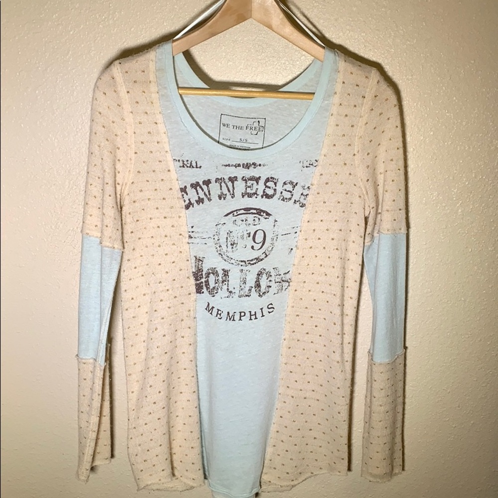 Free People Memphis Tennessee Detailed Shirt